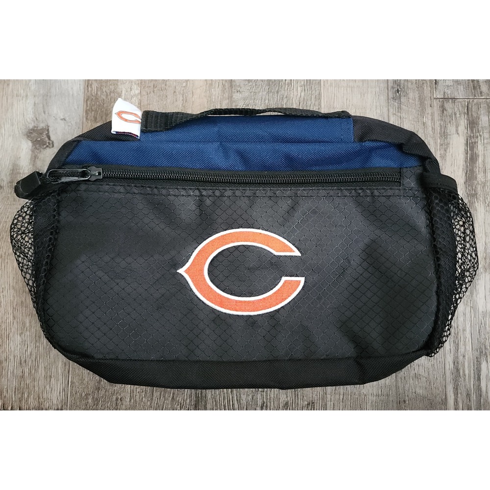 Chicago Bears Toiletry Bag Unisex OS Black Hanging Travel Kit MVF Patch Logo